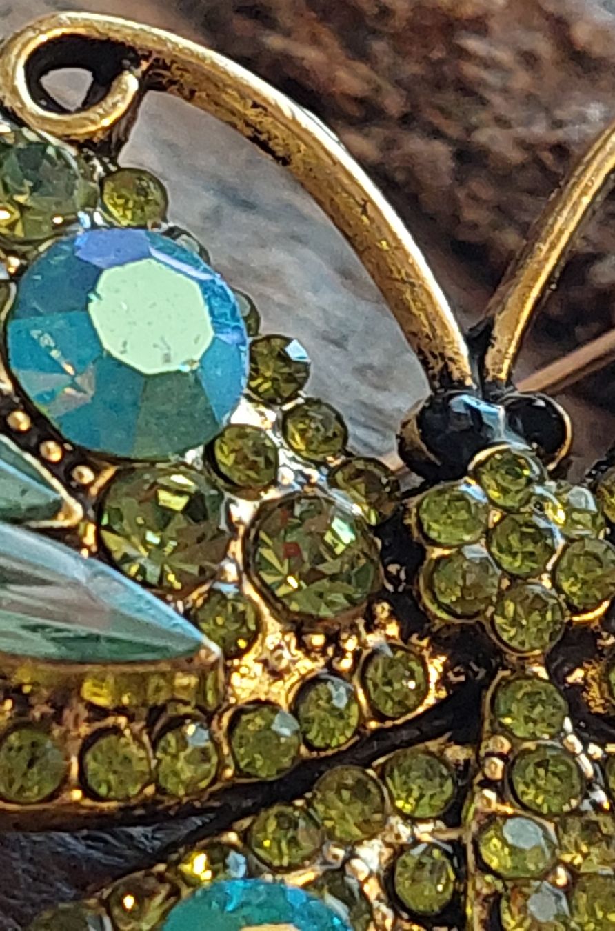 Broschen & Nadeln: Wunderschöne Brosche Schmetterling hellgrün + blau – Neu (gemäss Beschreibung) aus Oberwil BL von Kukkaniitty 5