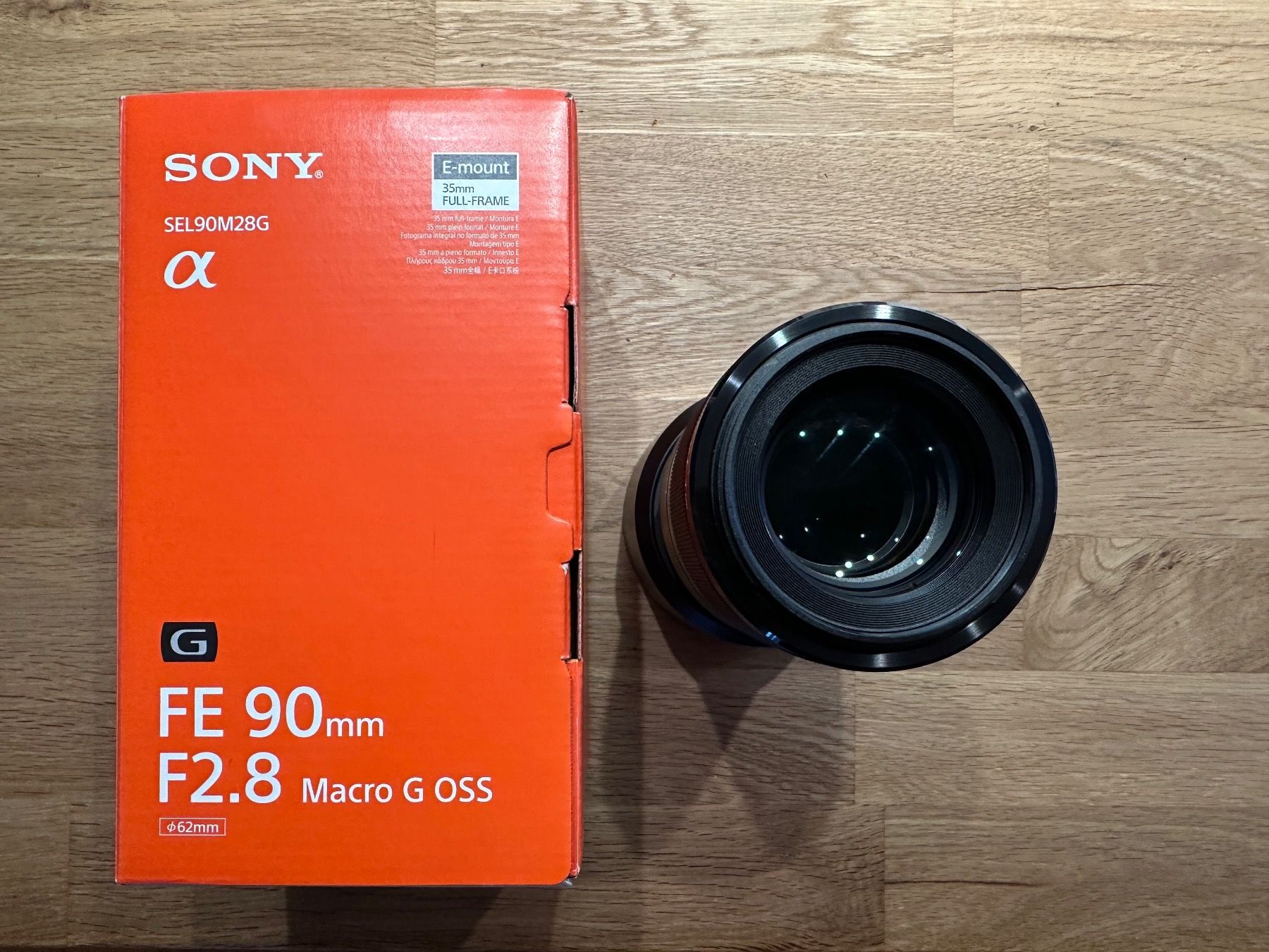 Sony Objektive: Objektiv Sony 90mm F2.8 Macro G OSS – Gebraucht aus Davos Platz von  2