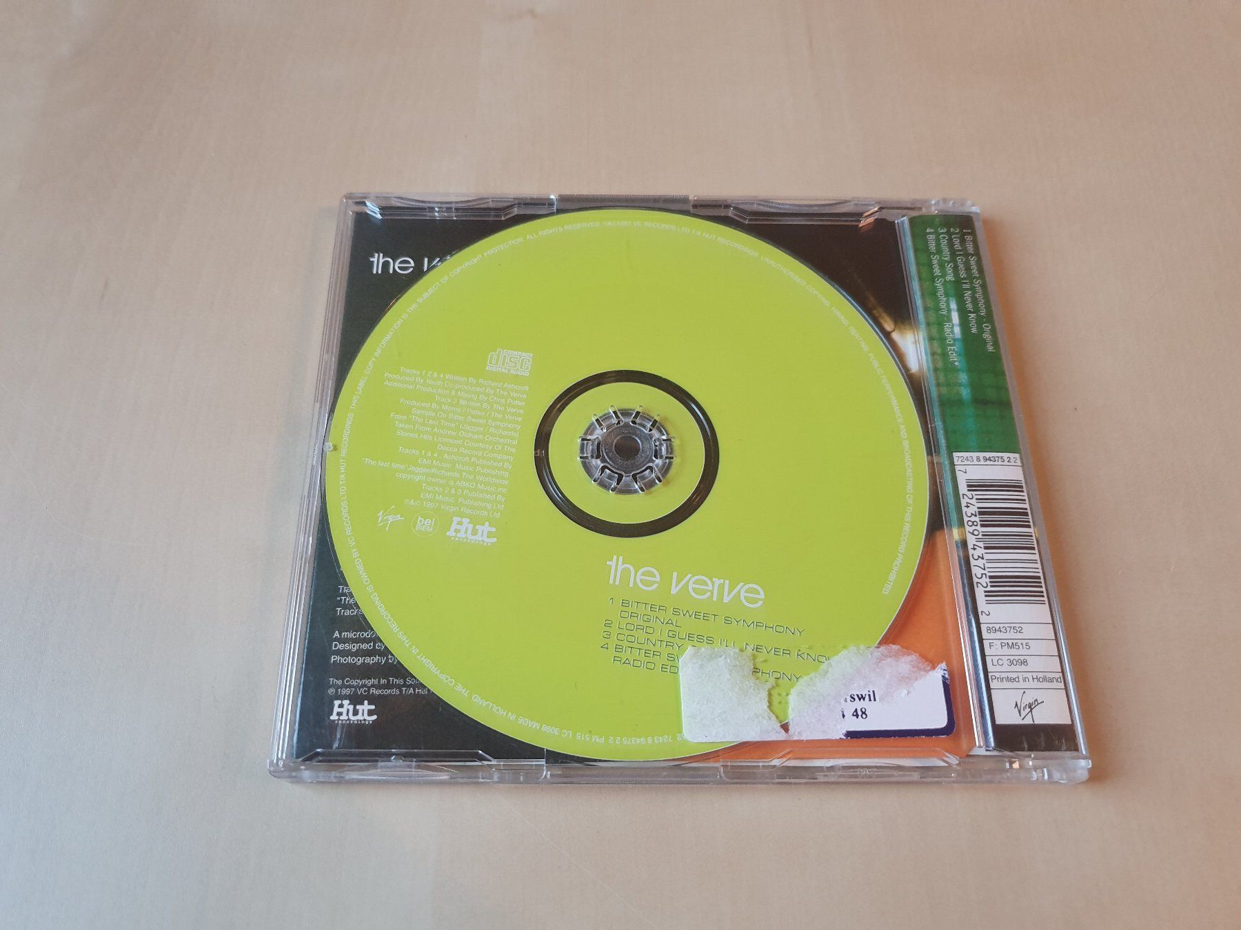 CD: The Verve bittersweet symphony – Usato da Stansstad venduto da collectorsshop 1