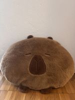 Plüschkissen Capybara braun weich guter Zustand 40 cm