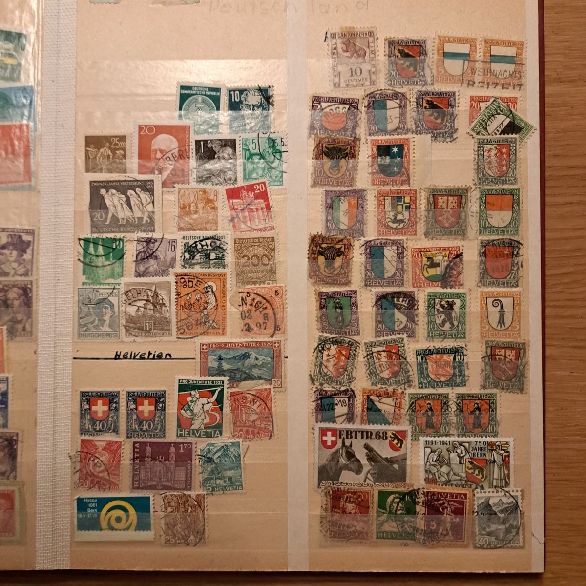 Alle Briefmarken: Briefmarkenalbum Helvetia – Gebraucht aus Vogelsang AG von villa9 5
