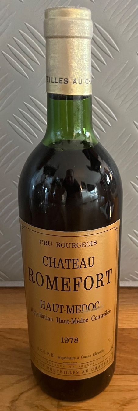 Vino: CHATEAU ROMEFORT HUT-MEDOC 1978 – Nuovo (secondo la descrizione) da Emmenbrücke venduto da Herzog07 8