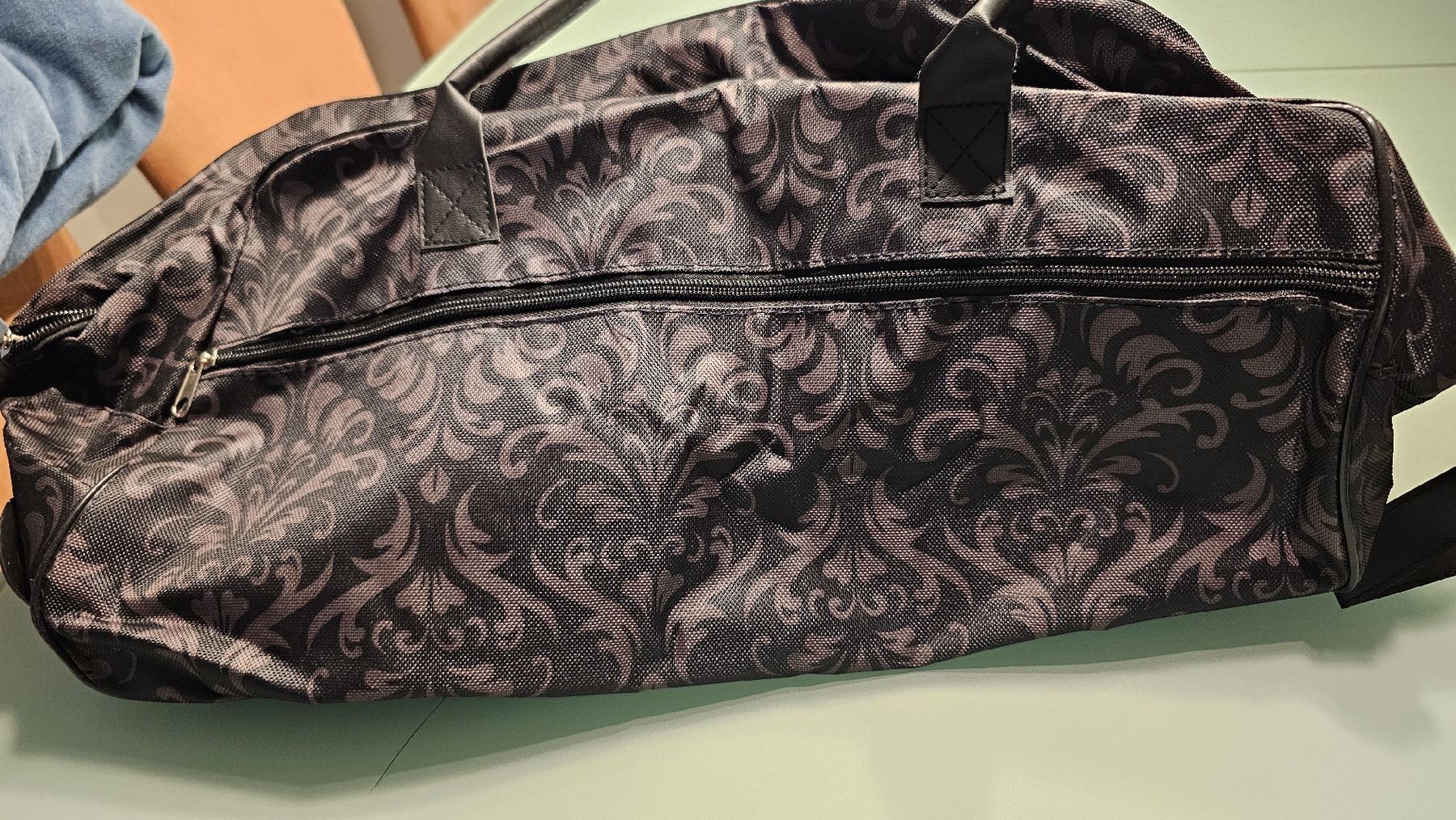 Taschen: Reisetasche Trolley Weekend Bag schwarz/braun Muster – Neu und originalverpackt aus Münchenbuchsee von Angerer1311 1