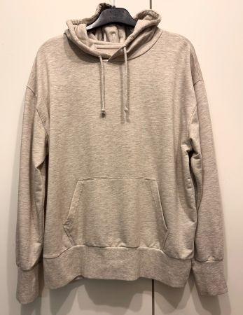 Hoodie sweat à capuche EVEN&ODD, beige chiné, taille XL