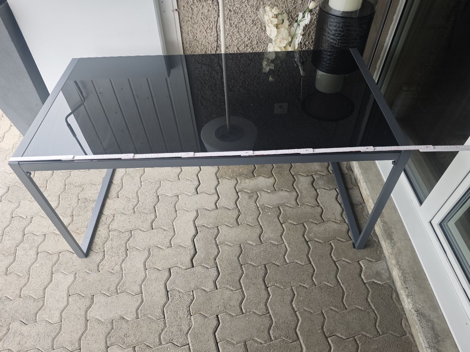 Tavoli: Moderner Glastisch / Esstisch schwarz 130x70 cm – Nuovo (secondo la descrizione) da Winkel venduto da benfica28 2