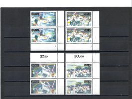 Deutsche Bundespost MiNr. 1449-1450 + Berlin MiNr. 864-865