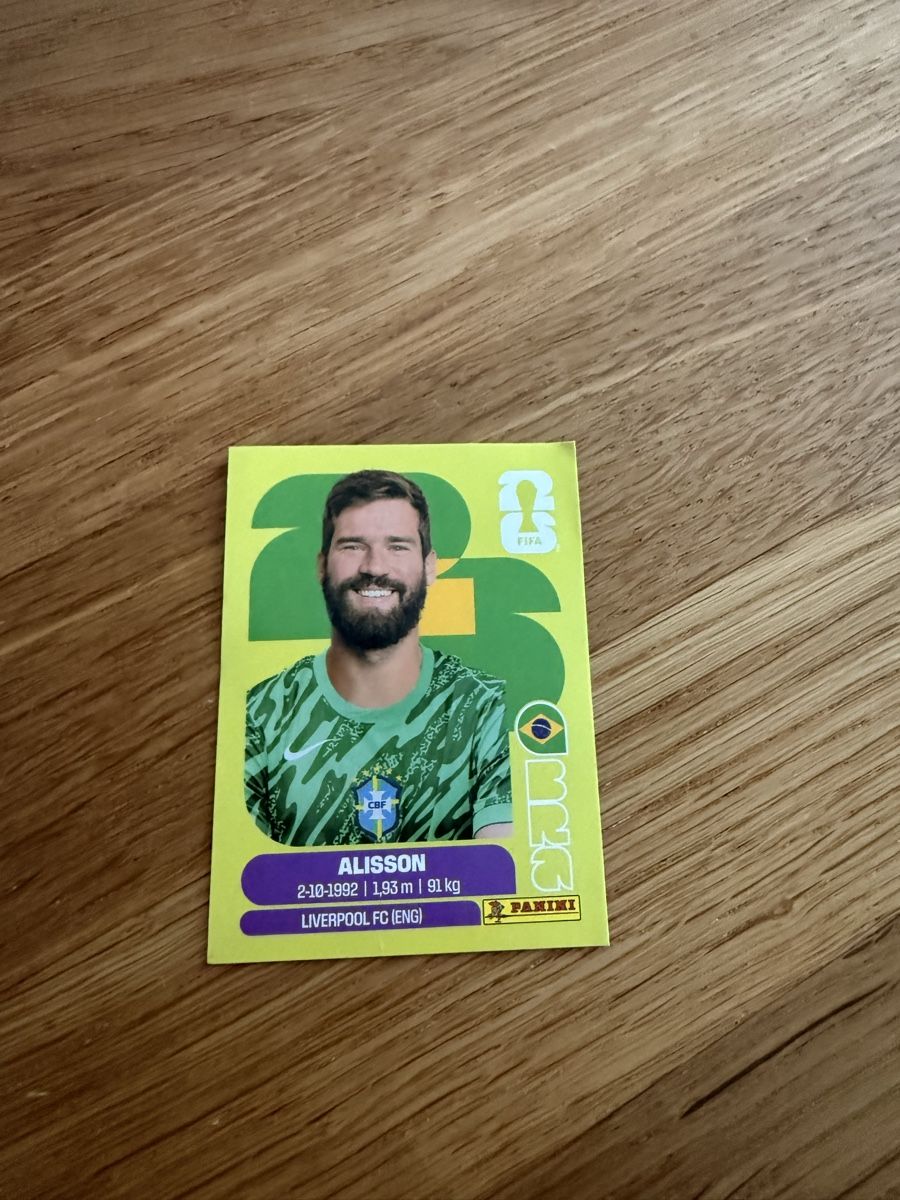 Panini Sammelbilder & Trading cards: FIFA Sticker Alisson Panini BRA 2 – Neu und originalverpackt aus Dübendorf von Nemo_0