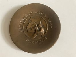Messing-Wand-Teller Grenzbesetzung 1930-1940 - MOT. IK.KP. 5
