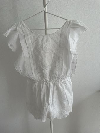 Weisser Mädchen Jumpsuit Gr 164
