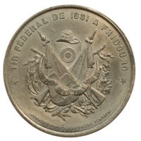 Medaille Tir Fédéral Fribourg 1881