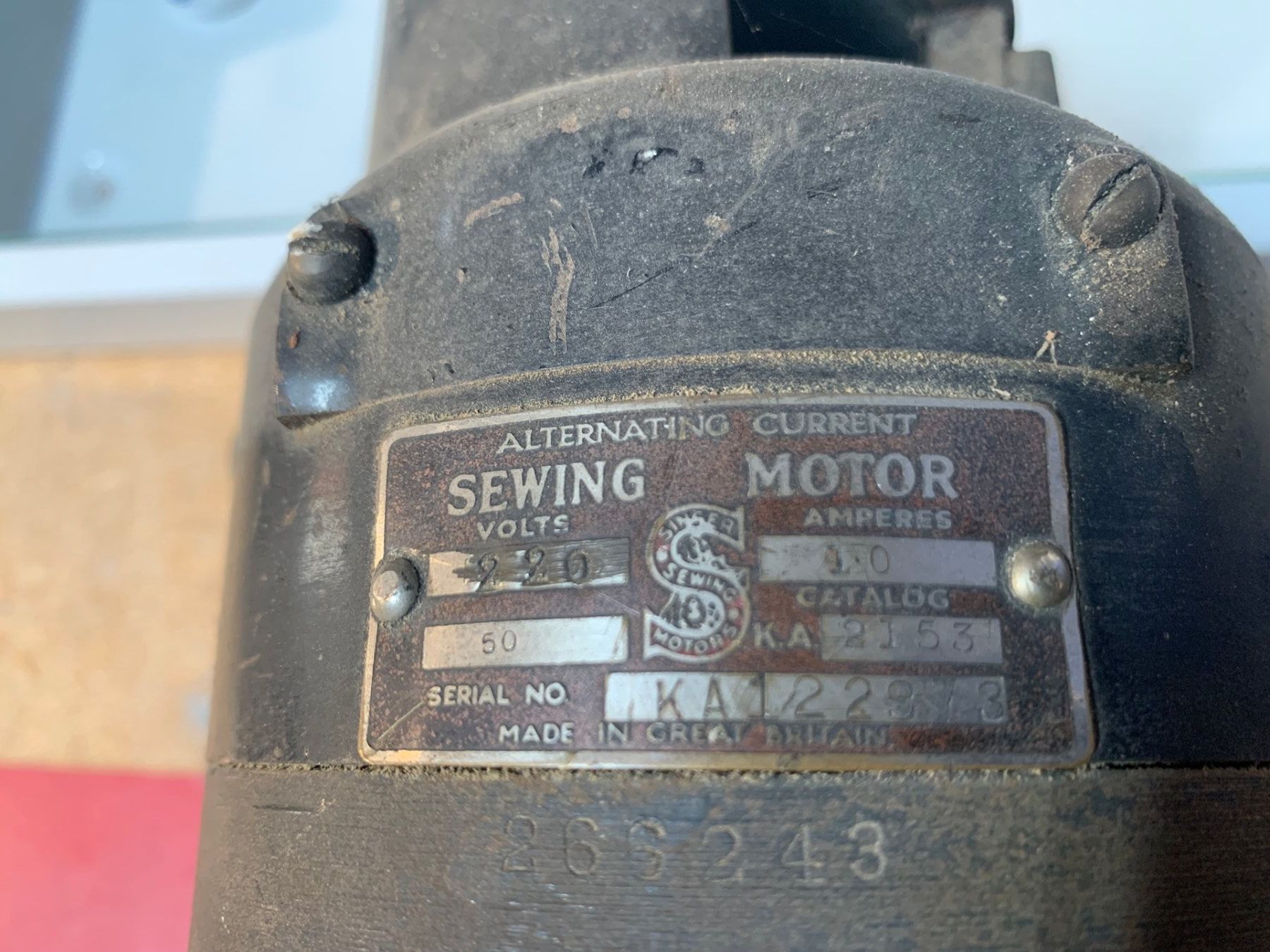 Motori: Alter Sewing Wechselstrom Elektromotor 220 Volt – Usato da Wallisellen venduto da zappenduster 5