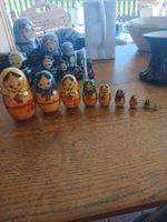 Magnifique collection de poupées russes traditionnelles