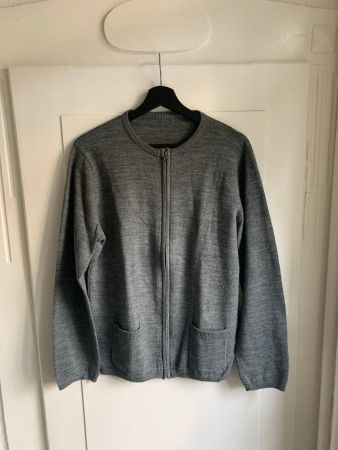 Strickjacke grau - L