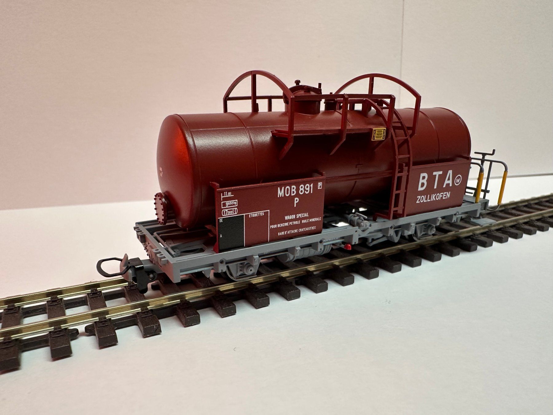 Bemo Trains électriques: Bemo - MOB P 891 - Kesselwagen – Neuf avec emballage d'origine à Domat/Ems par mmx4001 1