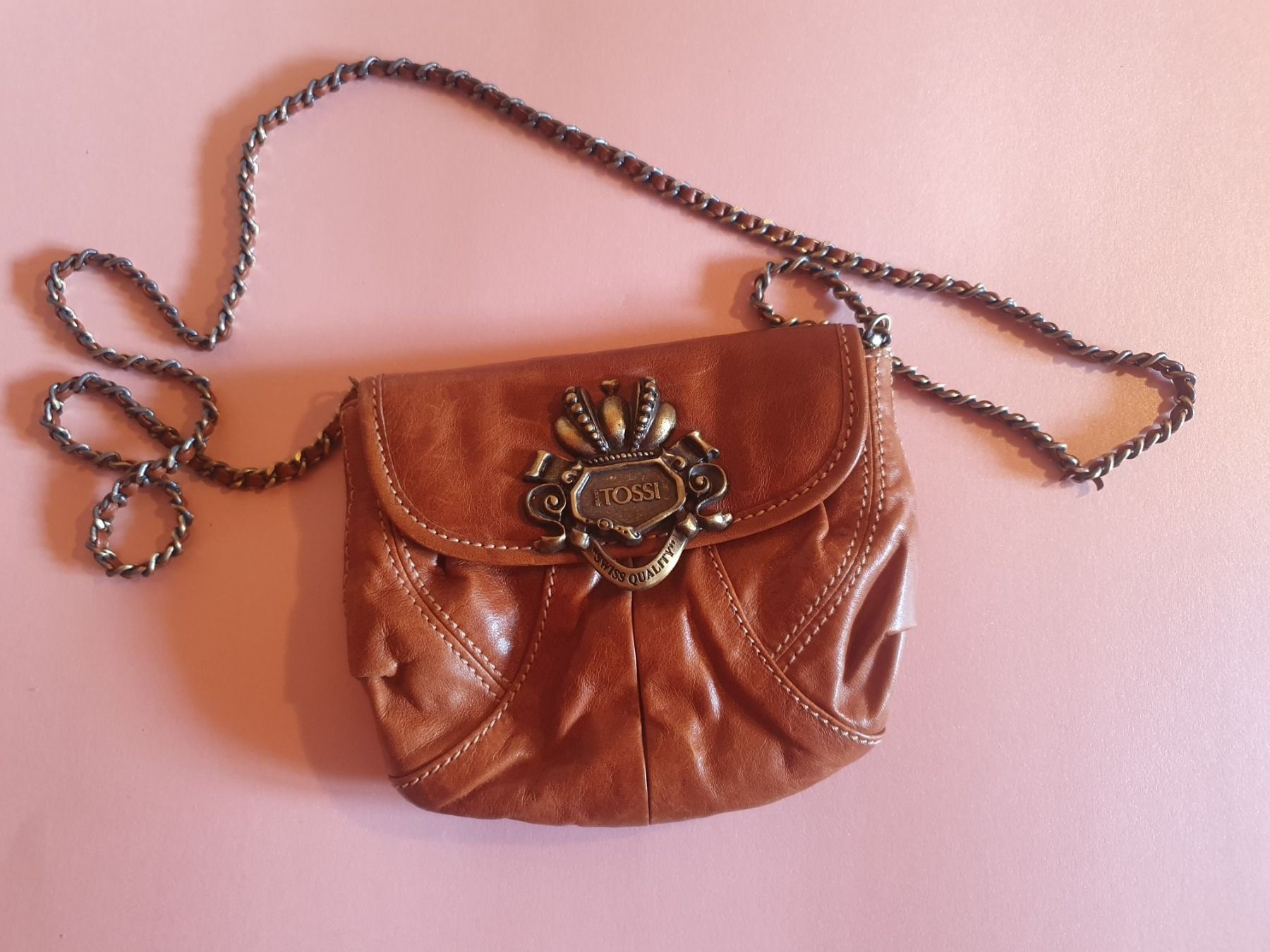 Borse da donna: Braune Ledertasche – Usato da Hüttlingen venduto da Thurgi85