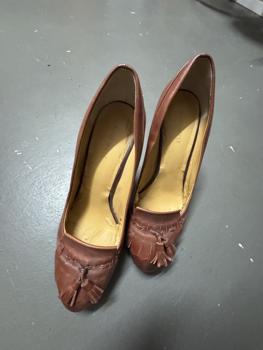 Scarpe da donna: Nine West Bordeaux Leather Heels Pumps – Usato da Zürich venduto da alieacelina 2