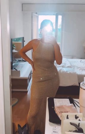 GUESS Glitzer Kleid GANZ NEU