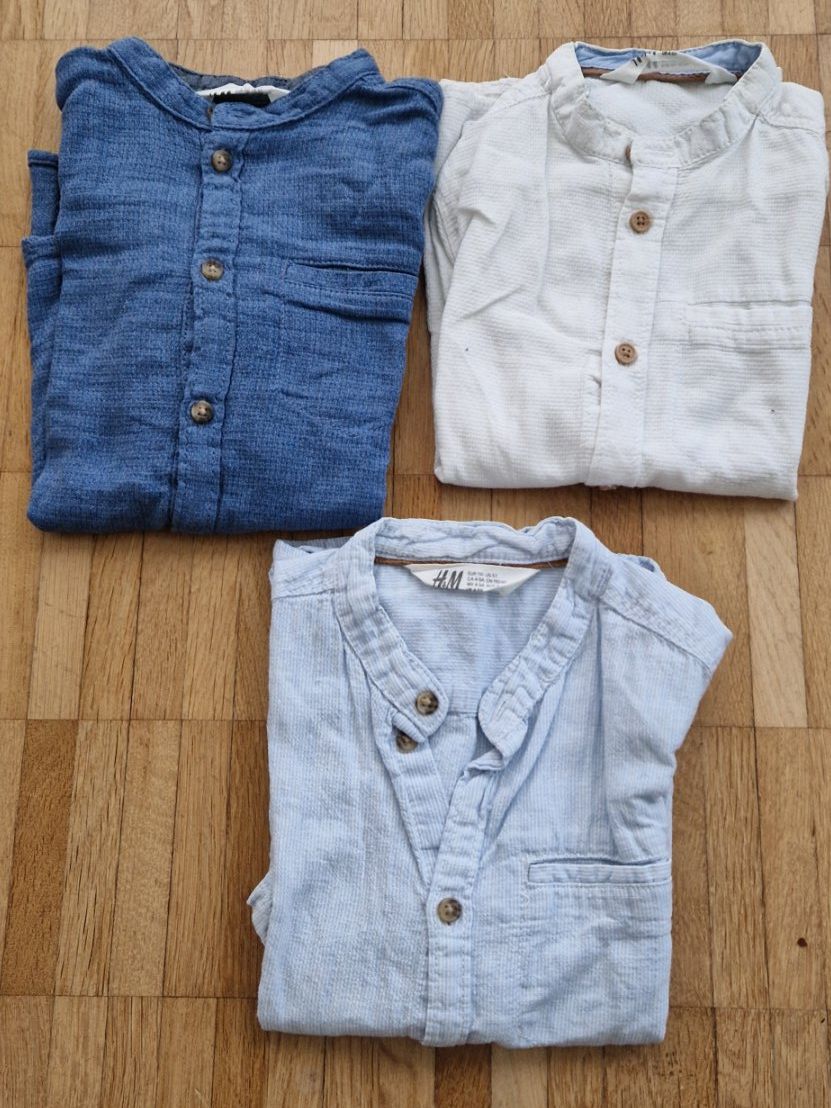 Chemises, T-shirts & Polos: Kleiderset: 3xHemden, Gr. 110 – Neuf (Voir description) à Luzern par Prusil