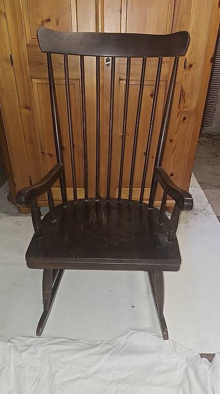 Sedie: Chaise à bascule en bois – Usato da Saxon venduto da dad_q89q 1