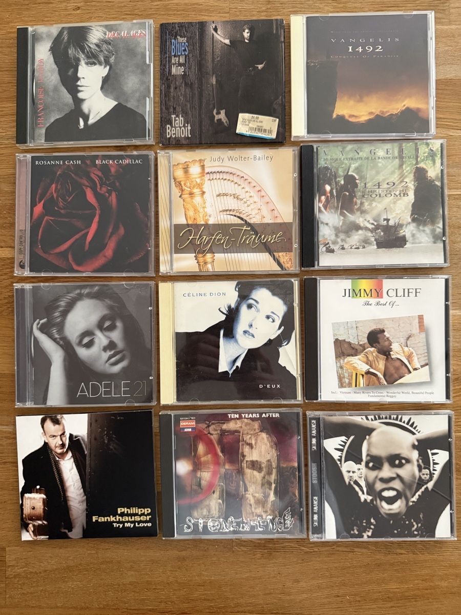 CD: CD Sammlung Vangelis, Adele, Celine Dion Stoosh – Usato da Goldach venduto da Messerguru