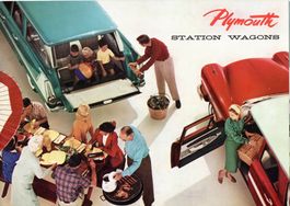 Plymouth Station Wagons 1957 - Original-Prospekt