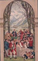 Carte Fête Nationale Suisse 1918, Landsgemeinde (3)