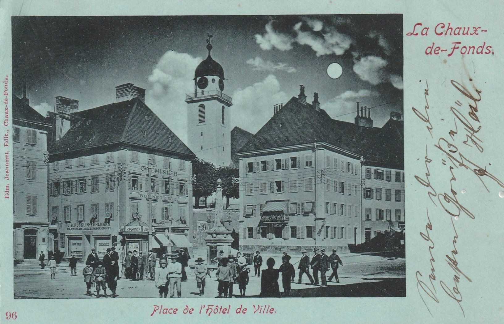 Cartoline postali: La Chaux de Fonds – Usato da Rorschacherberg venduto da fratovi2