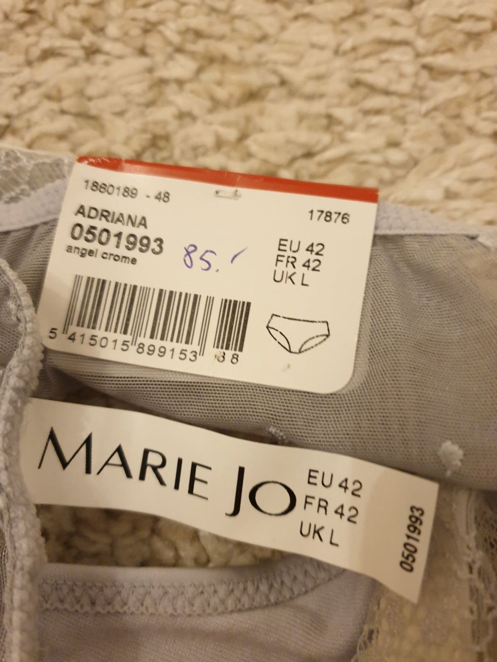 Marie Jo Altra biancheria intima: Marie Jo slip, L, neuf, gris – Nuovo e nell'imballaggio originale da Neuchâtel venduto da Verenas12 4