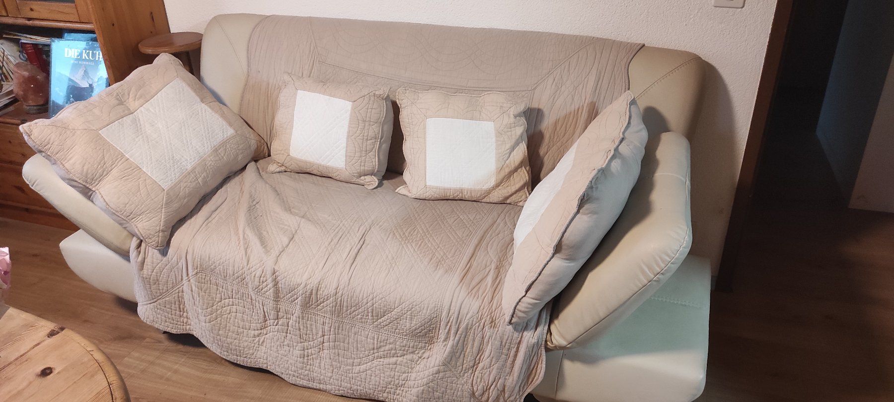 Divani: Echtleder Sofa mit verstellbaren Lehnen – Usato da Horw venduto da Optimfish