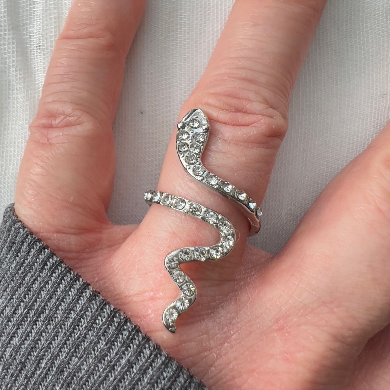 Anelli: Bague serpent avec zircon – Nuovo (secondo la descrizione) da Pully venduto da sunaddict 4