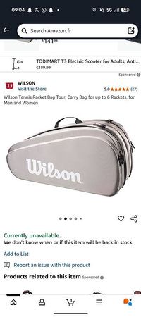 Sac de tennis Wilson