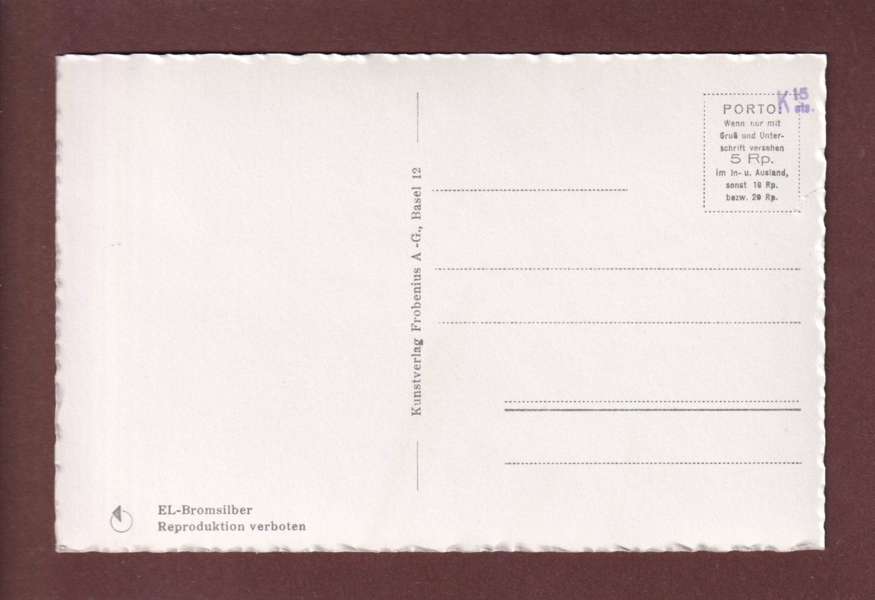 Cartoline postali: BERN - Marienkirche – Usato da Pully venduto da nicecards-shop 1