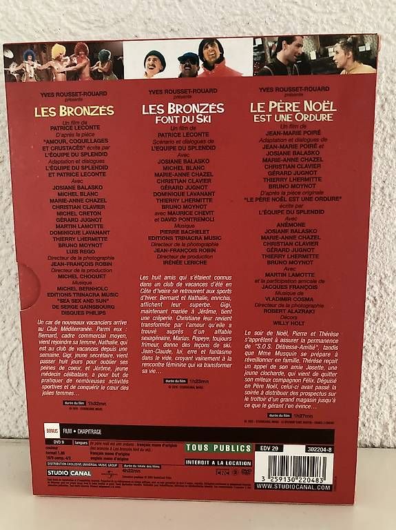 Tutti i DVDs: Coffret l'Intégrale des Bronzés – Usato da Bex venduto da IdaComina 4