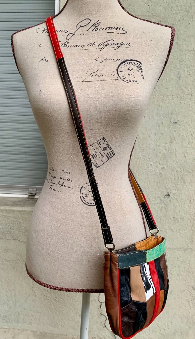 Lacoste Borse da donna: Incroyable sac vintage patchwork LACOSTE 2 poches zippées – Usato da Martigny venduto da only__you 8