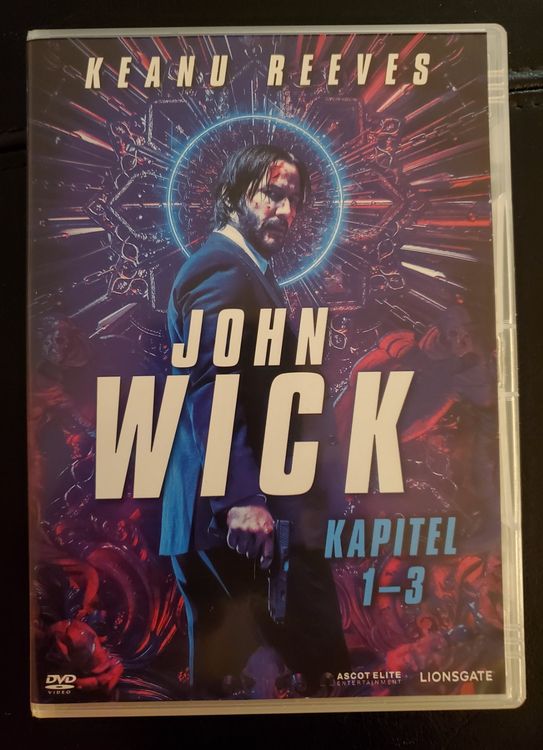 John Wick 1-3 DVD Set 18+ Version