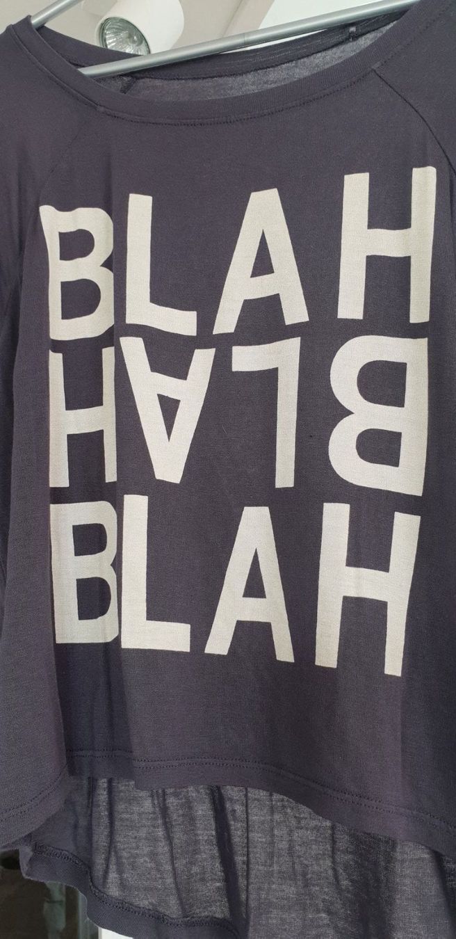 T-Shirts: 🐸 T-SHIRT "BLAH BLAH BLAH"  S Oversize oder M / L – Neu (gemäss Beschreibung) aus Môtier (Vully) von Frogs 1