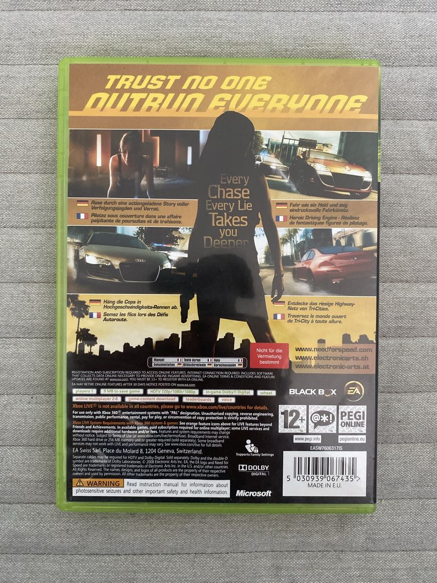 Microsoft Giochi: Need for Speed Undercover für Xbox 360 – Usato da Thunstetten venduto da Virus_33 2