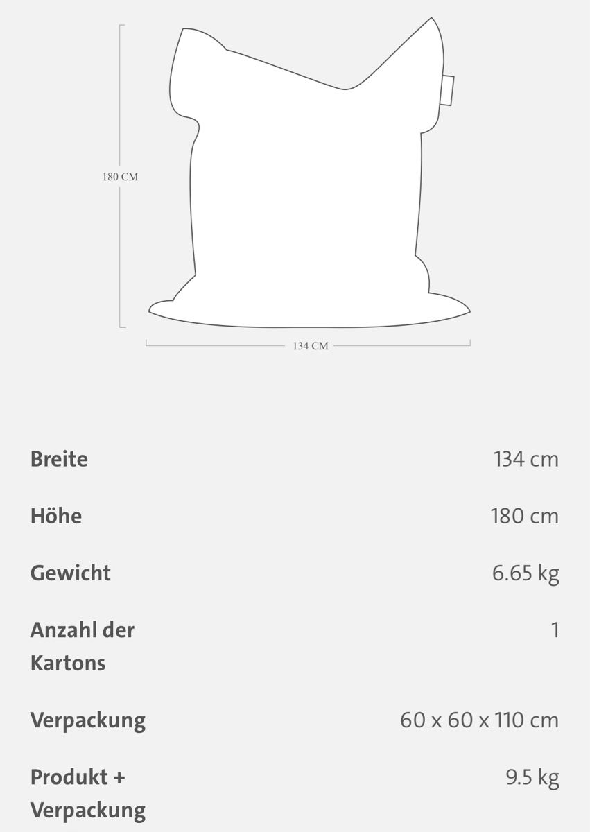 Sedie: ORIGINAL FATBOY OUTDOOR SITZSACK – Usato da Dübendorf venduto da sha_fx85 5
