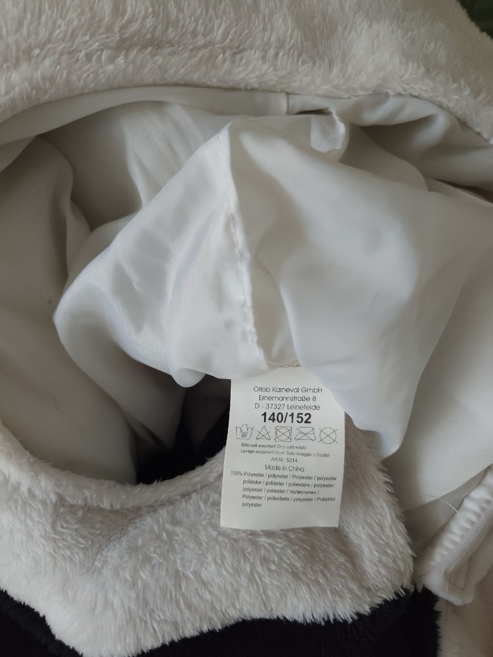Costumi: Panda Kostüm 140 / 152 – Usato da Muttenz venduto da Hermesvonthan 4