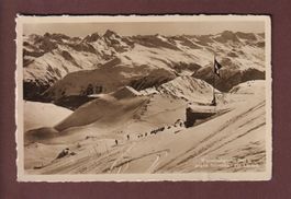 DAVOS - Weissfluhgipfel - 1936 // Falte //