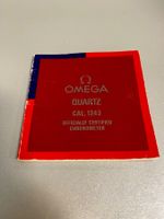 Omega Quartz Cal.1343 Carnet d'instructions