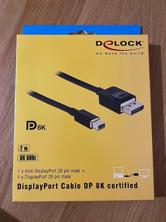Cavi: Neu Display Port Cable DP 8k certified Deloc – Usato da Luzern venduto da Alhae