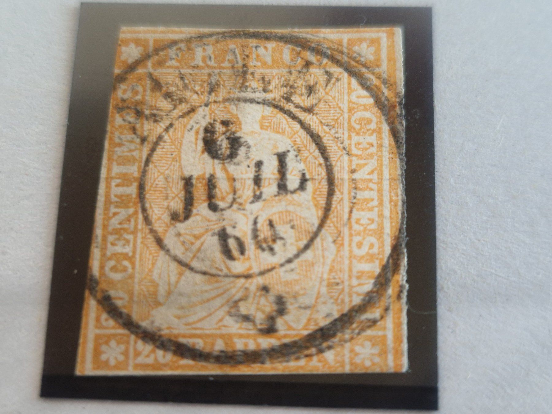 Tutti i francobolli: Strubel 25G, signiert, ab 1.- – Usato da Burgdorf venduto da Glossy01
