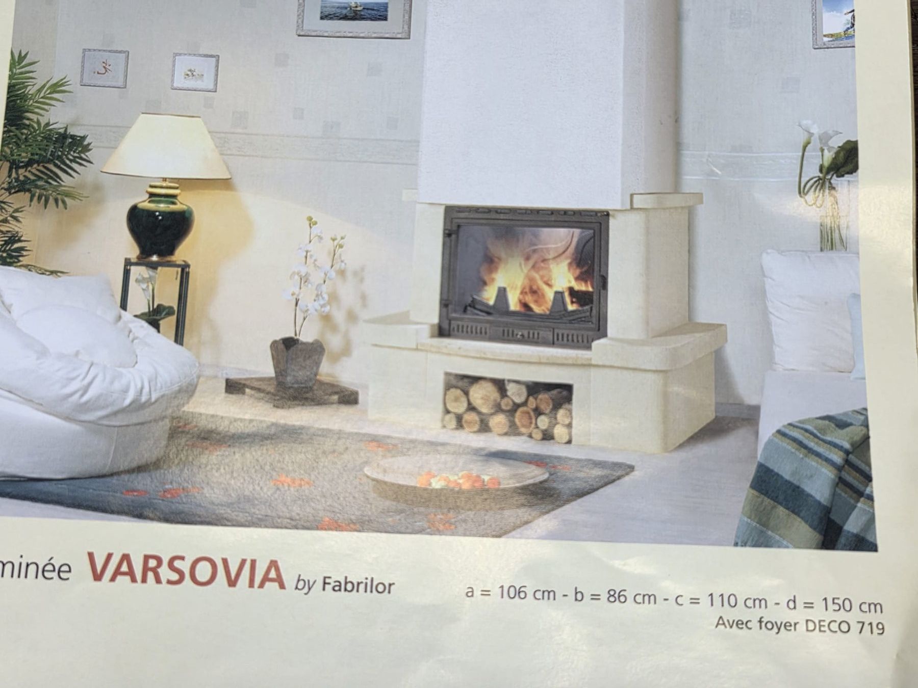 Cheminée: cheminée Varsovia – Neuf avec emballage d'origine à Murten par npe_dc66 2