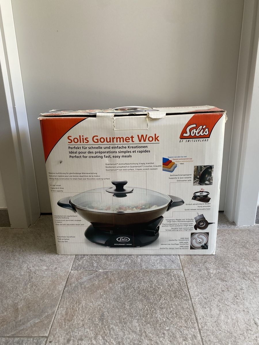 Poêles: Poêle Wok électrique Solis Gourmet – D'occasion à Chéserex par noa.schwab 2