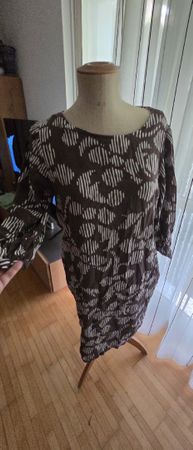 Kleid ROSSO35 braun-weiss Grösse 52 (IT), EU 46