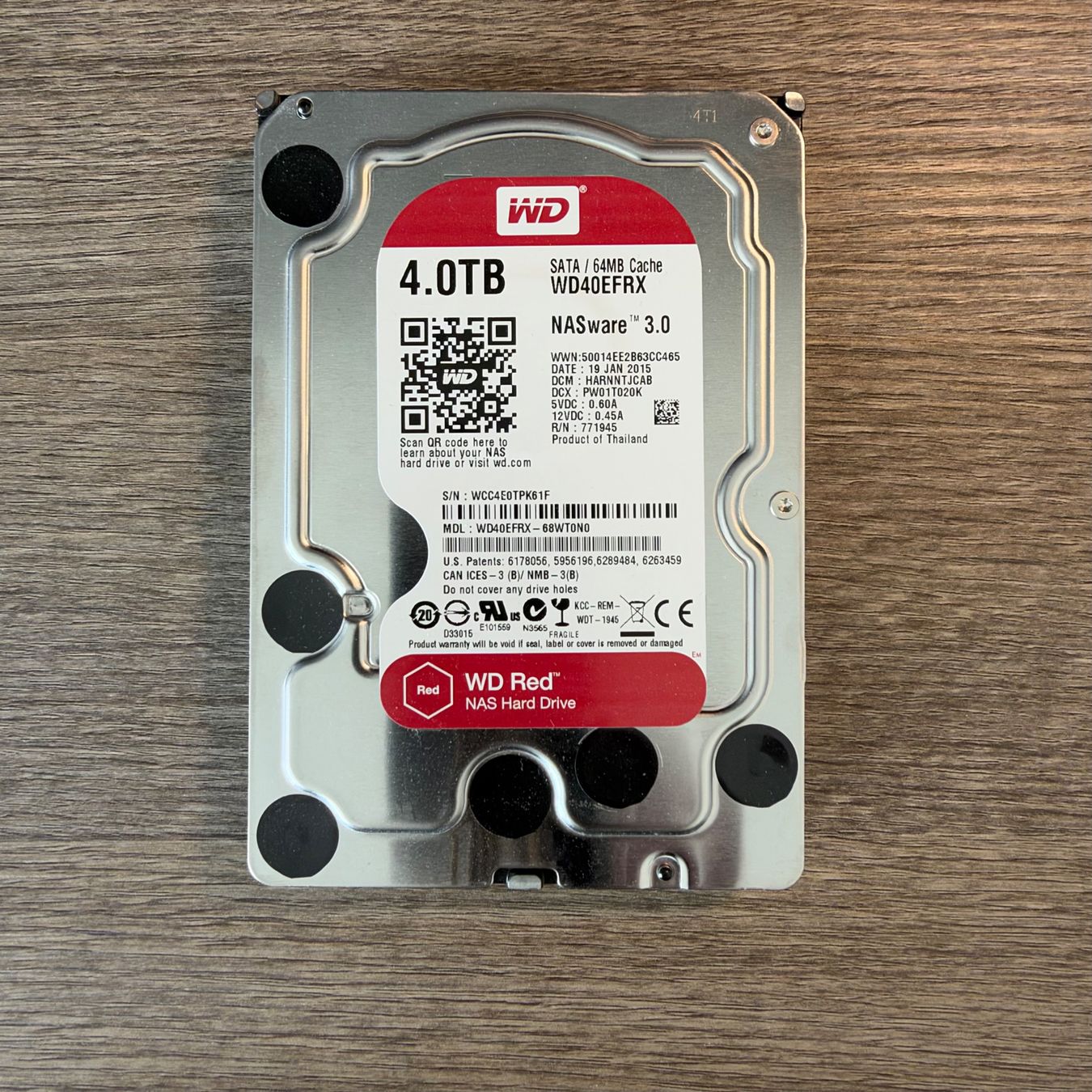 Western Digital Disques durs: HDD WD Red 4TB #4 – D'occasion à Tesserete par aughi