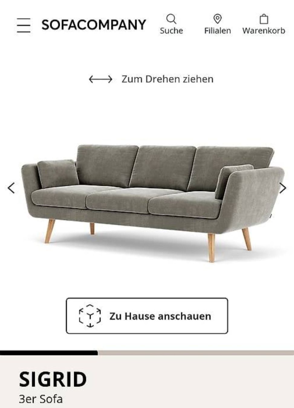 Sofacompany Sofas: Sofa Sigrid von Sofacompany – D'occasion à Bern par isava19 5