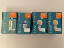 LEDVANCE Smart+ 4er Set: E27, E14, Multicolor