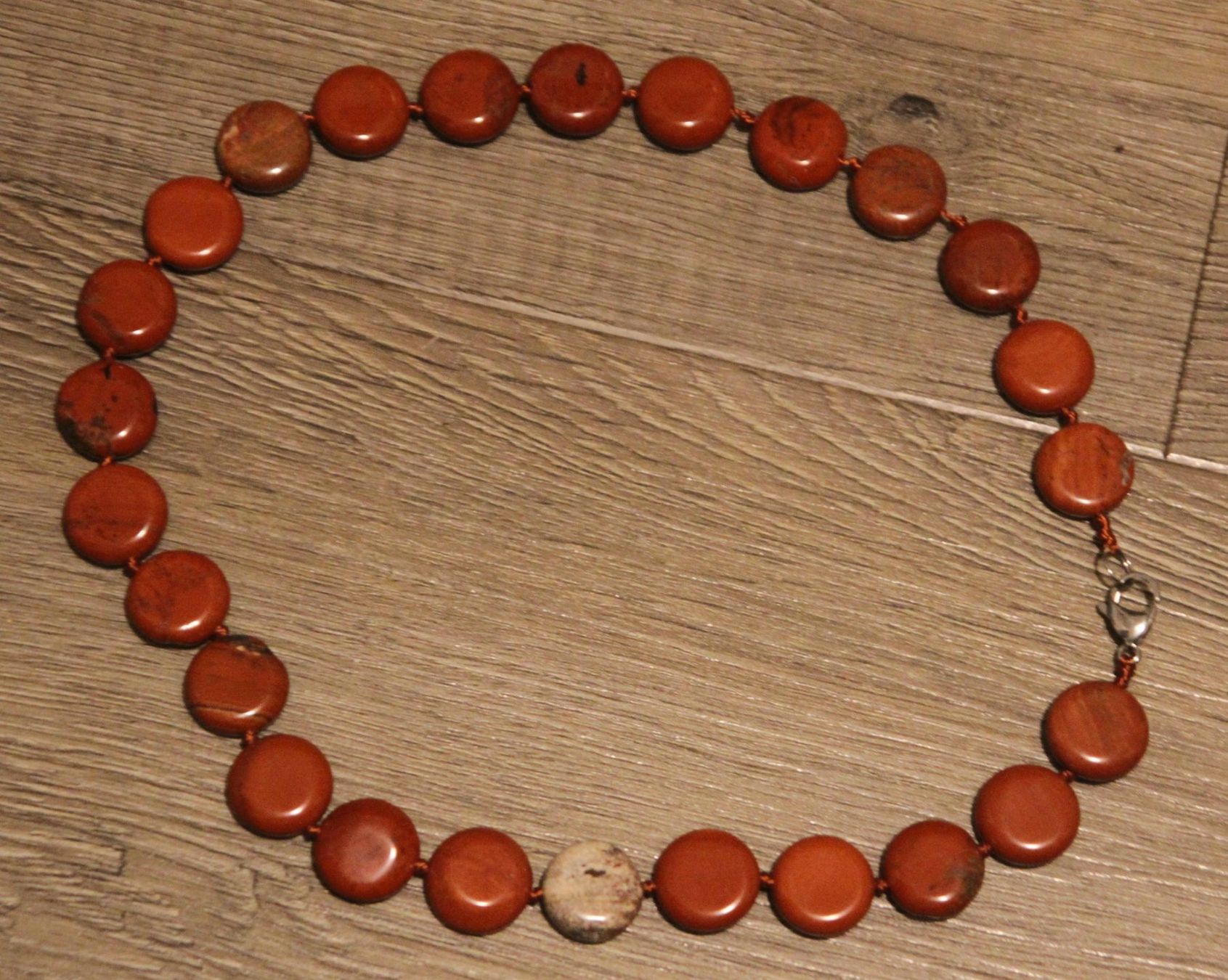 Catenine: NEU: Jaspis Collier Halskette Kette Schmuck – Nuovo (secondo la descrizione) da Matten b. Interl venduto da EdelsteineInterlaken 2